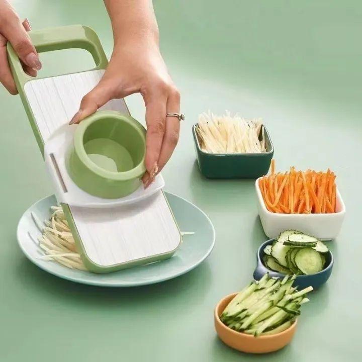 KitchenPro™ 2-in-1 – Multi-Function Slicer & Knife Sharpener
