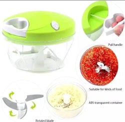 Green Manual Food Chopper for Kitchen Use