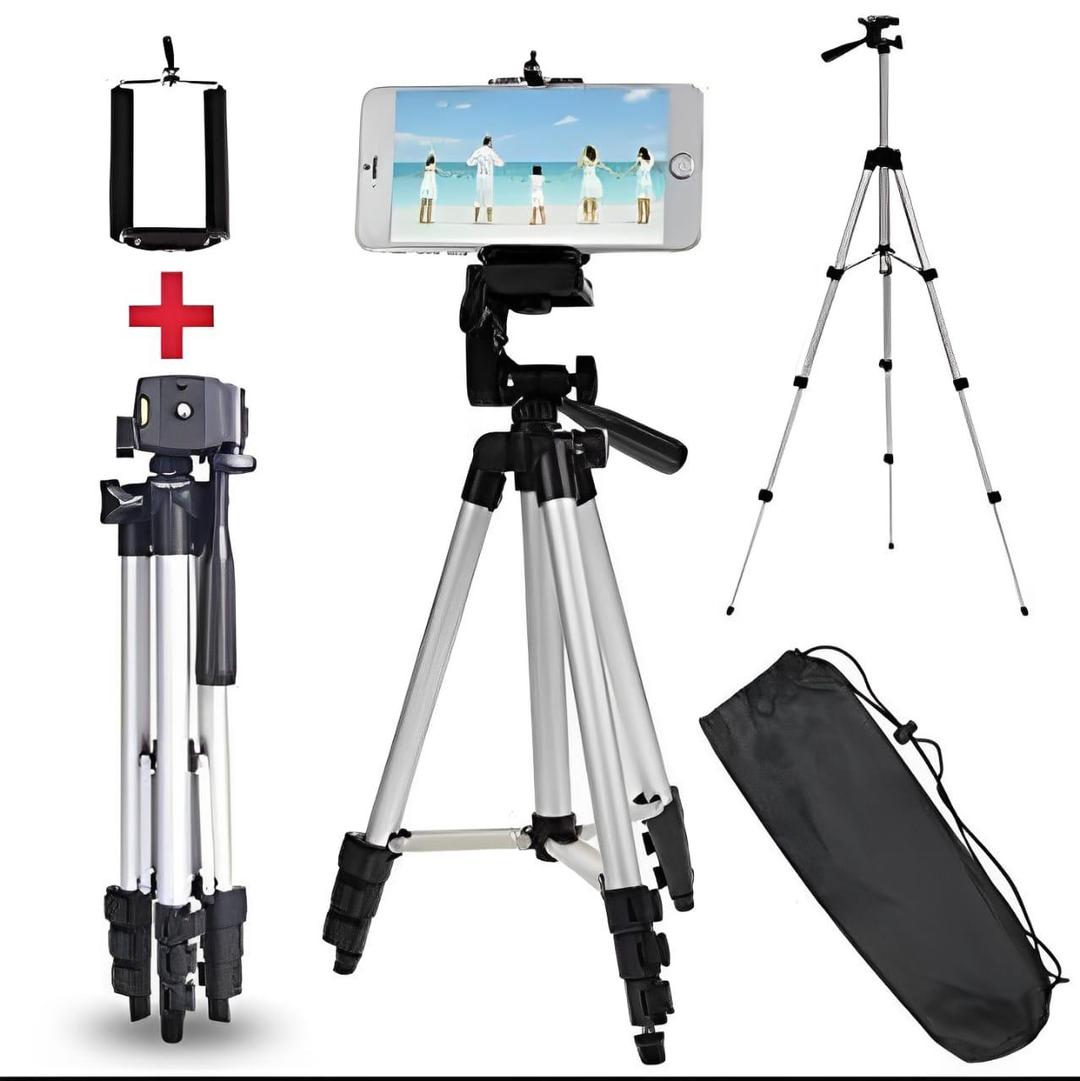 3.5ft Adjustable Tripod Stand for Mobile & Camera with Bag
