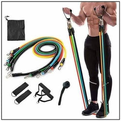 FlexR® — Complete 11-Piece Home Gym Resistance Band Set
