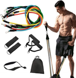FlexR® — Complete 11-Piece Home Gym Resistance Band Set