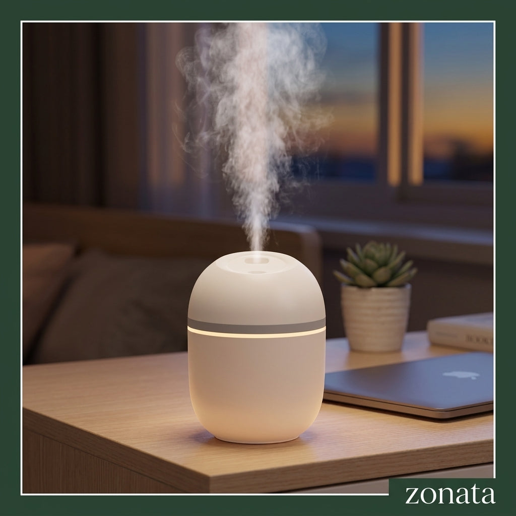 MistAura™ Mini – Portable USB Cool Mist Humidifier