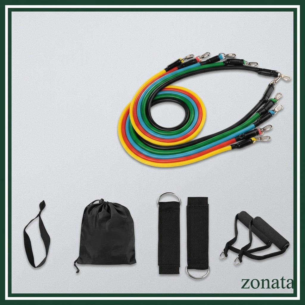 FlexR® — Complete 11-Piece Home Gym Resistance Band Set