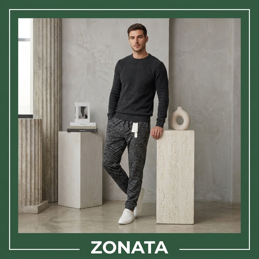 UrbanWeave® Imported Texture Trousers